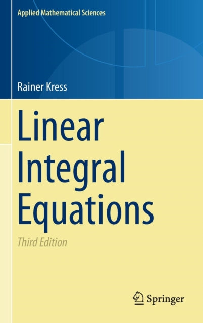 Book cover of: Linear Integral Equations. By: Rainer Kress