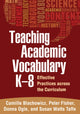 Book cover of: Teaching Academic Vocabulary K-8. By: Camille Blachowicz