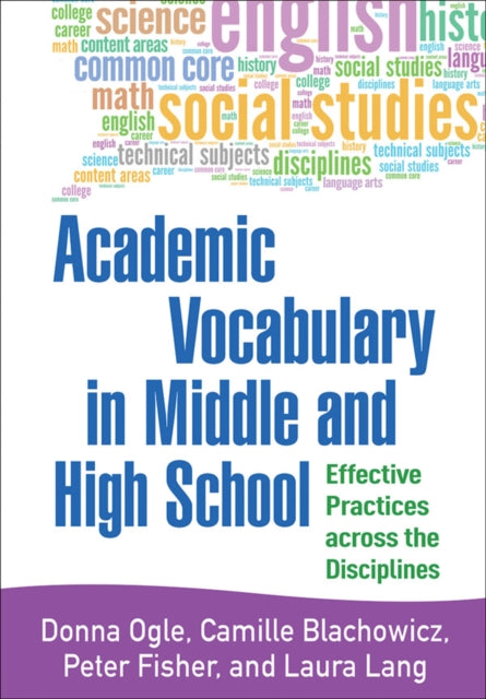 Book cover of: Academic Vocabulary in Middle and High School. By: Donna Ogle