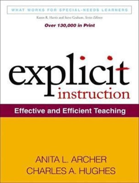 Book cover of: Explicit Instruction. By: Anita L. Archer