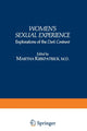 Book cover of: Women’s Sexual Experience. By: Martha Kirkpatrick