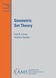 Book cover of: Geometric Set Theory. By: Paul B. Larson