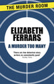 Book cover of: Murder Too Many. By: Elizabeth Ferrars