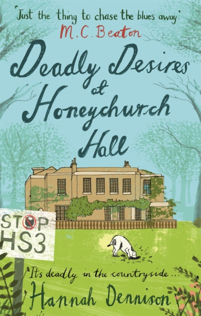 Book cover of: Deadly Desires at Honeychurch Hall. By: Hannah Dennison