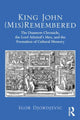 Book cover of: King John (Mis)Remembered. By: Igor Djordjevic