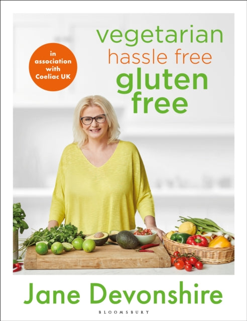 Book cover of: Vegetarian Hassle Free, Gluten Free. By: Jane Devonshire