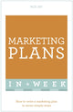 Book cover of: Marketing Plans In A Week. By: Ros Jay