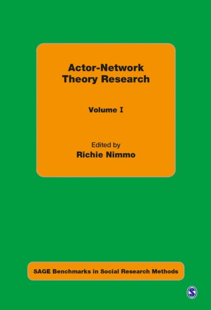 Book cover of: Actor-Network Theory Research. By: Richie Nimmo