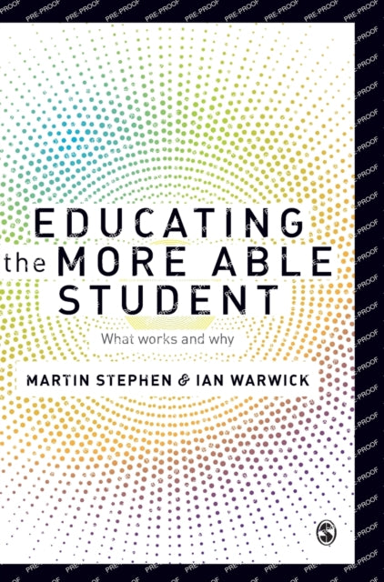 Book cover of: Educating the More Able Student. By: Martin Stephen