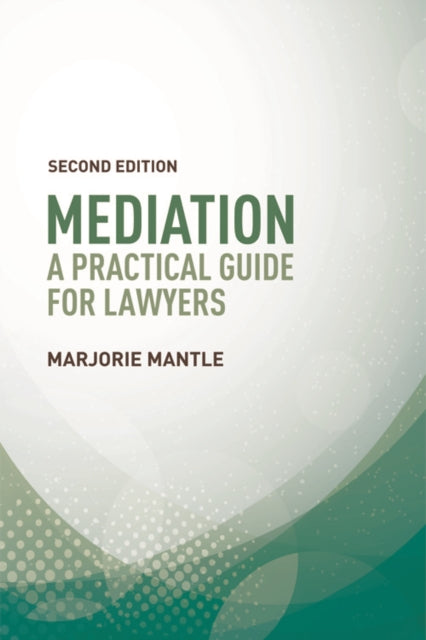 Book cover of: Mediation. By: Marjorie Mantle