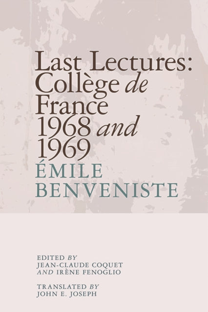 Viimased loengud: College de France, 1968 ja 1969
