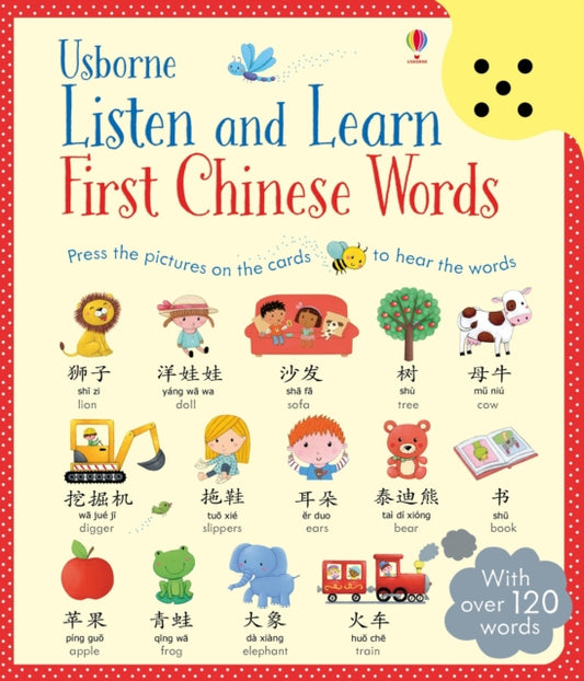 Book cover of: Listen and Learn First Chinese Words. By: Sam Taplin