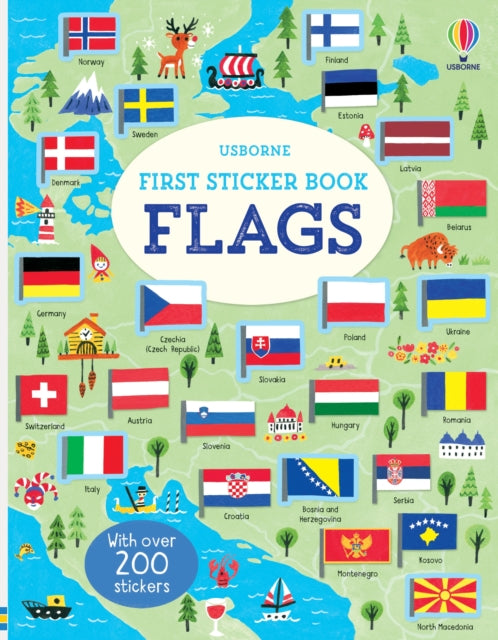 First Sticker Book Flags 9781474937030 Holly Bathie