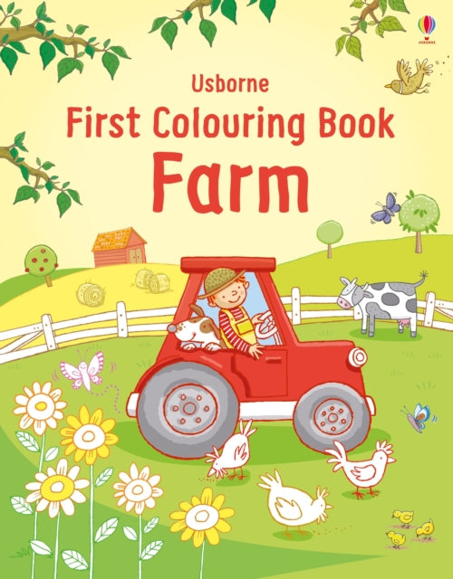 Book cover of: First Colouring Book Farm. By: Jessica Greenwell