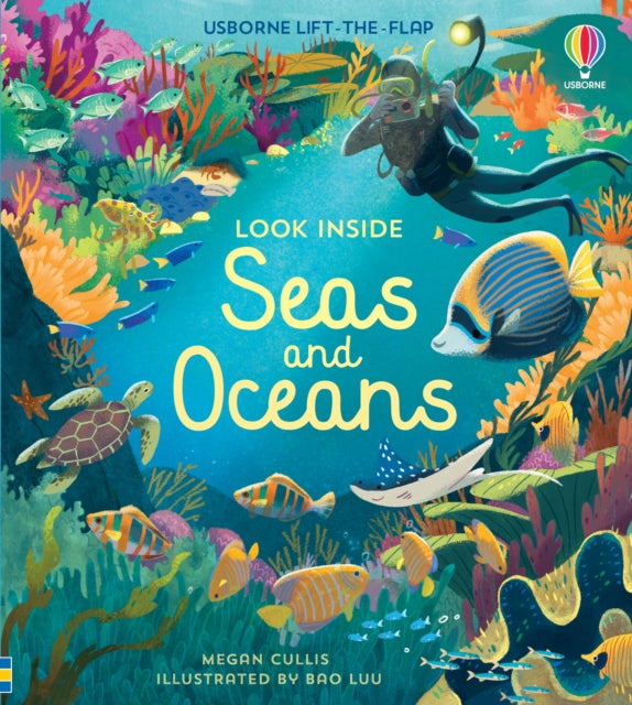Look Inside Seas and Oceans 9781474947060 Megan Cullis