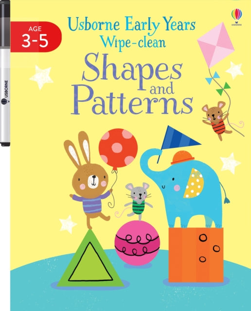 Book cover of: Early Years Wipe-Clean Shapes & Patterns. By: Jessica Greenwell