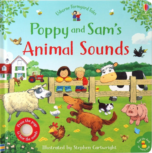 Book cover of: Poppy and Sam's Animal Sounds. By: Sam Taplin