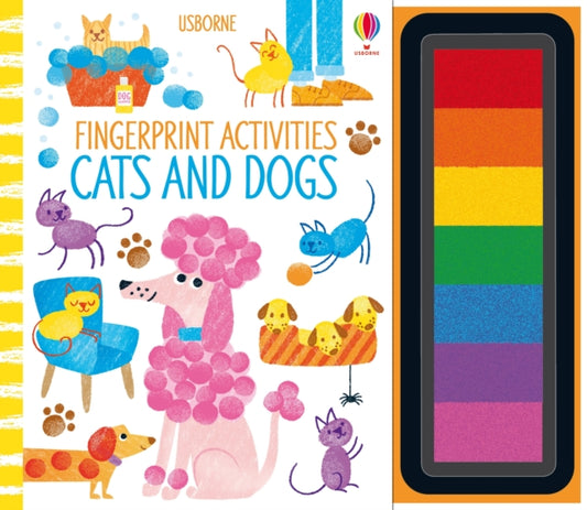 Book cover of: Fingerprint Activities Cats and Dogs. By: FIONA WATT