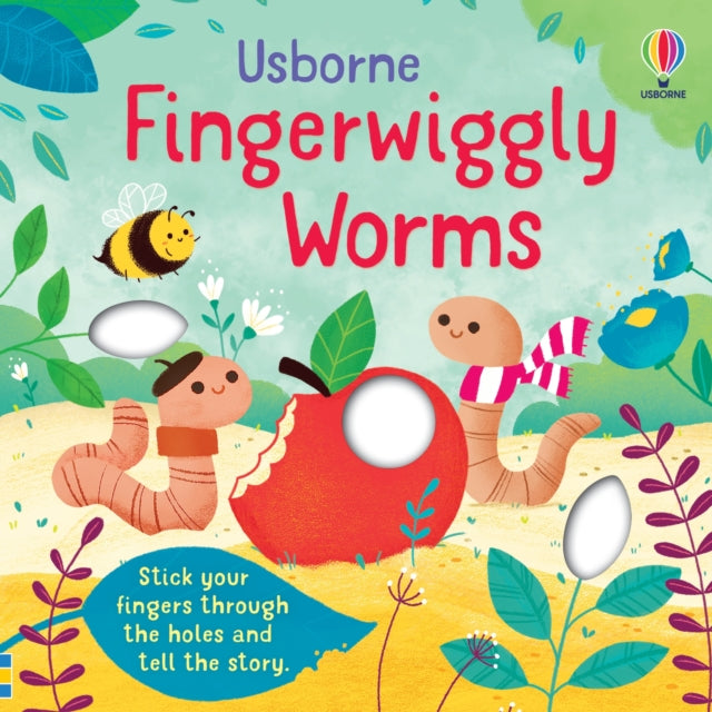 Book cover of: Fingerwiggly Worms. By: Felicity Brooks