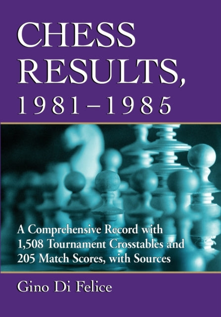 Book cover of: Chess Results, 1981-1985. By: Gino Di Felice