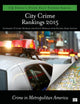 Book cover of: City Crime Rankings 2015. By: Kathleen O'Leary Morgan