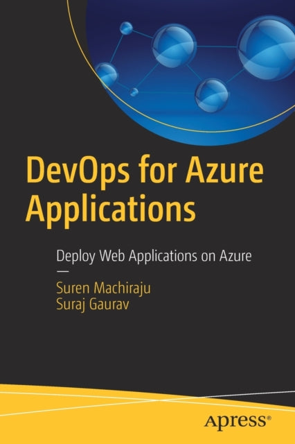 Book cover of: DevOps for Azure Applications. By: Suren Machiraju