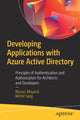 Book cover of: Developing Applications with Azure Active Directory. By: Manas Mayank