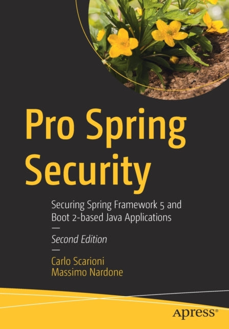 Book cover of: Pro Spring Security. By: Carlo Scarioni