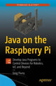 Book cover of: Java on the Raspberry Pi. By: Greg Flurry