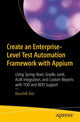 Book cover of: Create an Enterprise-Level Test Automation Framework with Appium. By: Koushik Das