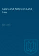Book cover of: Cases and Notes on Land Law. By: LASKIN