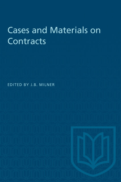 Book cover of: Cases and Materials on Contracts. By: MILNER