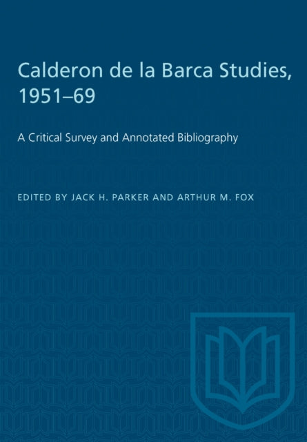 Book cover of: Calderon De La Barca Studies, 1951-69. By: F. O. X. PARKER