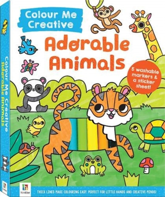 Book cover of: Colour Me Creative: Adorable Animals