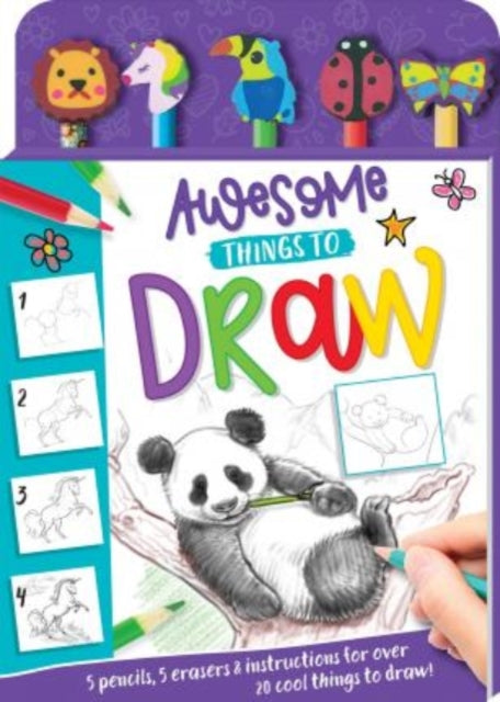 Book cover of: Awesome Things to Draw 5-Pencil Set