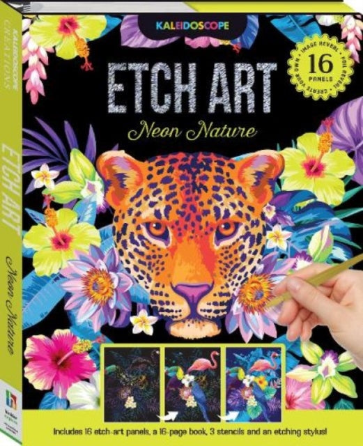 Book cover of: Kaleidoscope Etch Art Creations Neon Nature