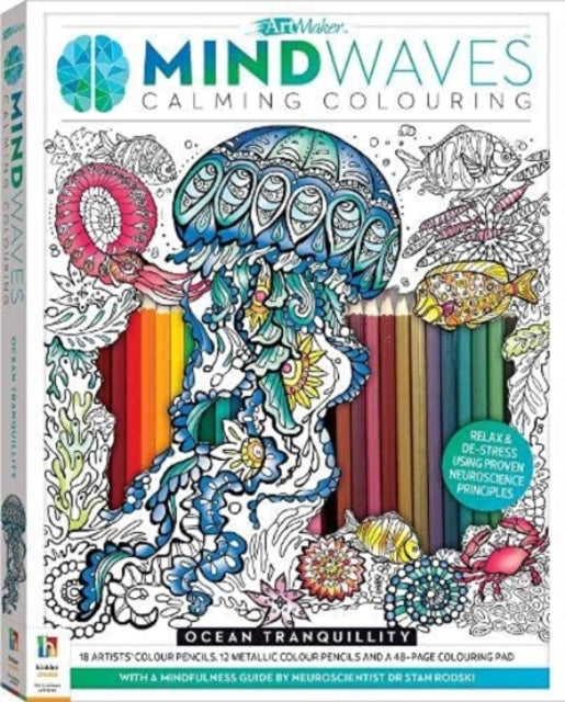 Book cover of: Art Maker Mindwaves Colouring Kit: Ocean Tranquillity