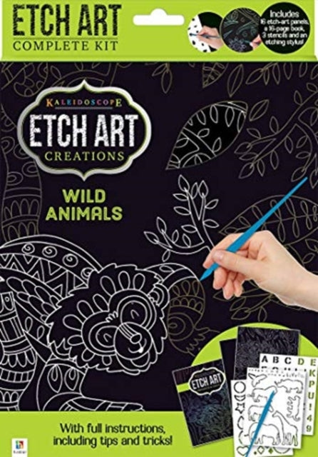 Book cover of: Etch Art Mini Kit: Wild Animals