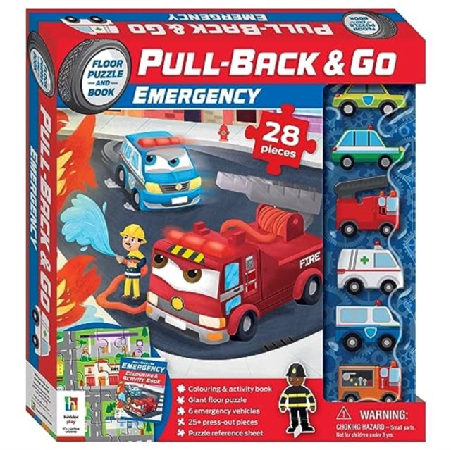 Book cover of: Pull Back & Go: Emergency Vehicles