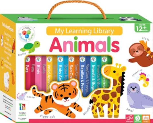 Book cover of: Building Blocks Learning Library: Animals