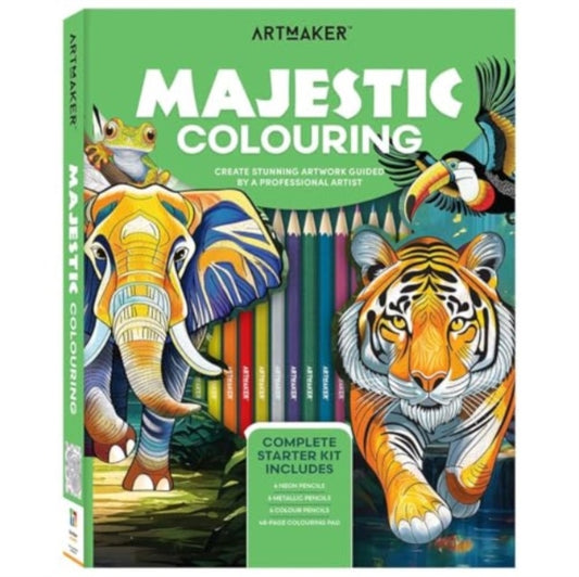 Book cover of: Art Maker Majestic Colouring
