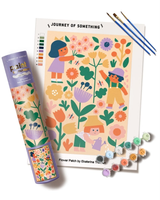 Book cover of: Kids Paint by Numbers: Flower Patch