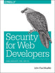 Book cover of: Security for Web Developers. By: John Paul Mueller