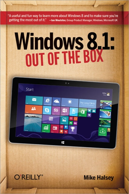 Book cover of: Windows 8.1: out of the Box. By: Mike Halsey
