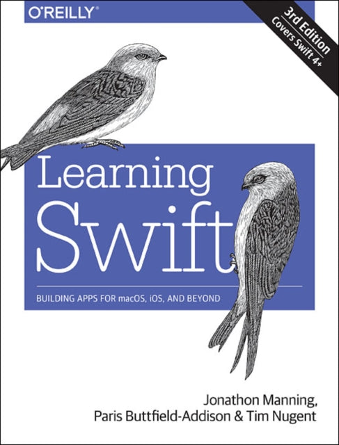 Book cover of: Learning Swift. By: Jon Manning