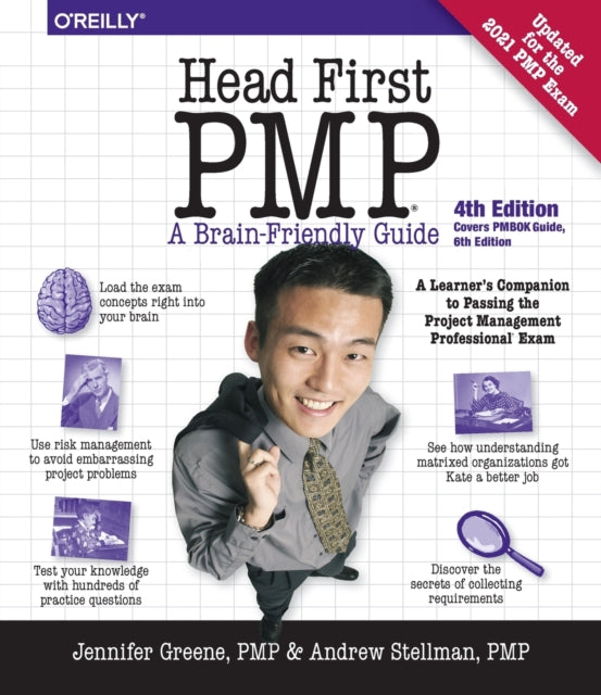 Book cover of: Head First PMP 4e. By: Jennifer Greene