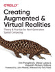 Book cover of: Creating Augmented and Virtual Realities. By: Erin Pangilinan