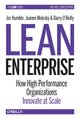 Book cover of: Lean Enterprise. By: Jez Humble