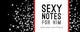 Book cover of: Sexy Notes for Him. By: Sourcebooks