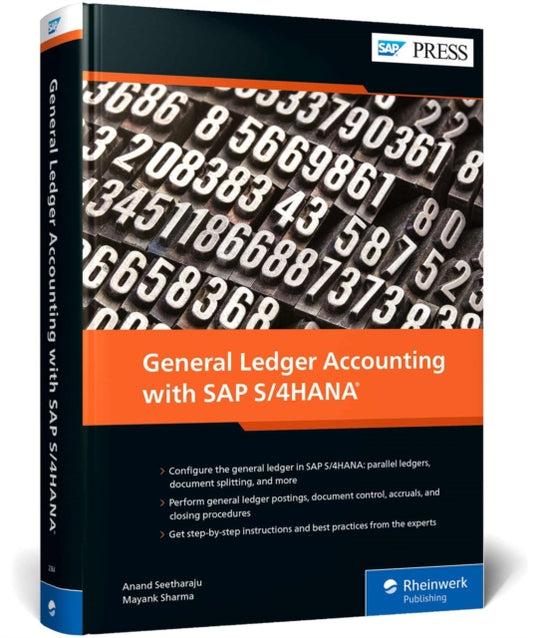 Book cover of: General Ledger Accounting with SAP S/4HANA. By: Anand Seetharaju